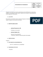 SGC-PTR-01 Procedimiento de Trazabilidad