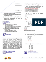 Numerical Methods - Module 1