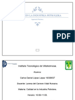 Linea de Tiempo Calidad en La Industria Petrolera
