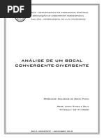 Análise de Um Bocal Convergente-Divergente