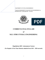 ME STRUCTURAL - 2019 - Syllabi