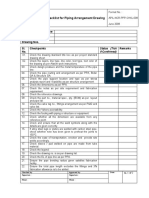 Checklist For Piping Arrangement Drawing