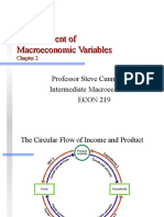 Measurement of Macroeconomic Variables