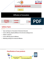 CB - Unit - 12 - Diffusion of InnovationS