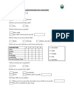 Dairy Milk Marketing Mix Questionnaire PDF