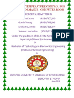 Project Report Subbmitted By: Automatic Temperature Control For High Performance Computer Room