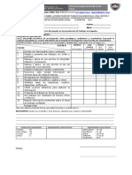 Ficha de Autoevaluación Sobre La Presentación de Trabajos Educación Inicial Ix - 2020-I