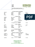 Useful Transitional Words and Phrases: To Indicate Sequence and Addition