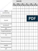 Opening Checklist - Bar