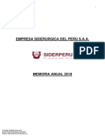 Memoria Anual - SIDERPERU 2018.docx - V.F PDF