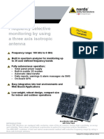 Frequency Selective Monitoring by Using A Three Axis Isotropic Antenna