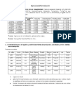 Ejercicios de Normalización para Resolver 20153