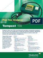 Tempest 100: Flue Gas Analyser