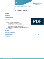 Lesson 1.1 Kinetic Molecular Theory (Study Guide)