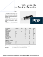 High Linearity Position Sensing Detector: 1L20 - One Dimensional PSD