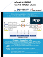 Unique Introductory Offer: 2 - Day Bowtie Qualitative Risk Analysis Master Class