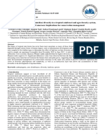 Leaf Litter-Dwelling Ant (Formicidae) Diversity in A Tropical Rainforest and Agro-Forestry System, South Region of Cameroon: Implications For Conservation Management