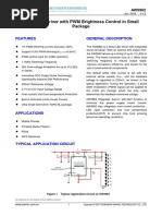 White LED Driver With PWM Brightness Control in Small Package