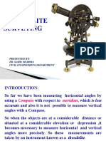 Theodolite Surveying: Presented By: Er. Sahil Sharma Civil Engineering Department