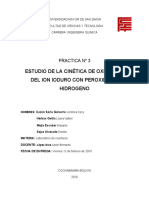 Oxidacion de I Con Peroxido