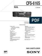 Service Manual: CFS-616S