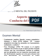 Aspecto General y Conducta Del Paciente