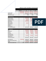 Income Projection Statement Template