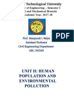 Bachelor of Engineering - Semester I (Civil and Mechanical Branch) Academic Year-2017-18