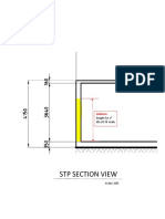 STP Section View: Height For 1 Lift of STP Walls