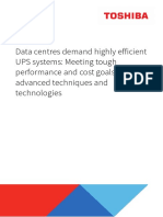 Data Centres Demand Highly Efficient UPS Systems: Meeting Tough Performance and Cost Goals Requires Advanced Techniques and Technologies