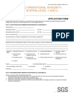 Exception To Operational Integrity Management System Level 1 and 2 Documents