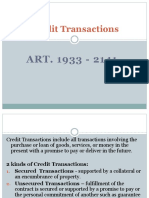 Credit Transactions