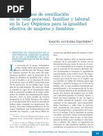 Aguilera - Los Derechos de Conciliación de La Vida Persona, Familiar y Laboral