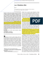 Subjective Perception of Radiation Risk