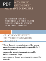 DR Peterside Oliemen Paediatrics and Child Health College of Health Sciences Niger Delta University