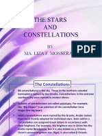 The Stars AND Constellations: BY: Ma. Liza F. Monserate