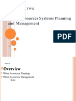 Water Resources Systems Planning and Management: Chapter Two