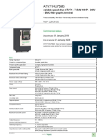 Altivar 71 Variable Frequency Drives VFD - ATV71HU75M3