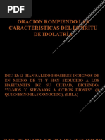 Oracion Rompiendo Las Caracteristicas Del Espiritu de Belial