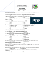 Final Examination Personal Identification