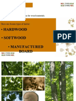 Hardwood - Softwood - Manufactured Board: TIMBER Is The General Name For Wood Materials