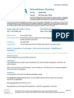 Airworthiness Directive: Design Approval Holder's Name: Type/Model Designation(s)