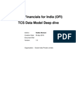 Oracle Financials For India (OFI) TCS Data Model Deep Dive: Author: Creation Date: 05-Apr-2016 Document Ref: 1.0