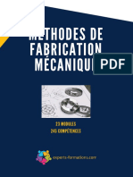 Les Méthodes de Fabrication Mécanique