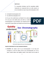 Gas Chromatograhy (G.C) : Schematic Diagram For Gas Chromatography