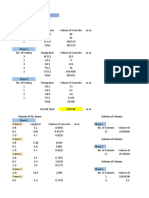 Volume of Footing