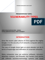 Vulnerability Types