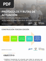 Protocolos y Rutas de Actuación Frente A Situaciones de Violencia