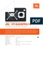 JBL GT BassPro12 Spec Sheet r2