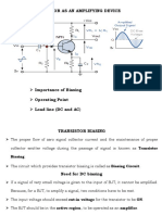 Biasing DC and Ac Load Lines